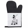 'Cricket Batter Action' Oven Glove/Mitt (OG00056041)