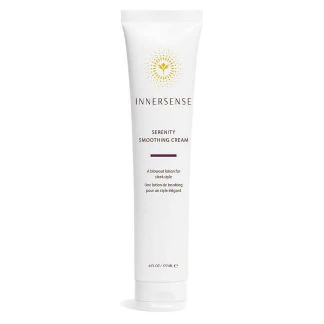 INNERSENSE Organic Beauty - Natural Serenity Smoothing Hair Cream | Non-Toxic, Cruelty-Free Haircare (6 oz | 177 ml)