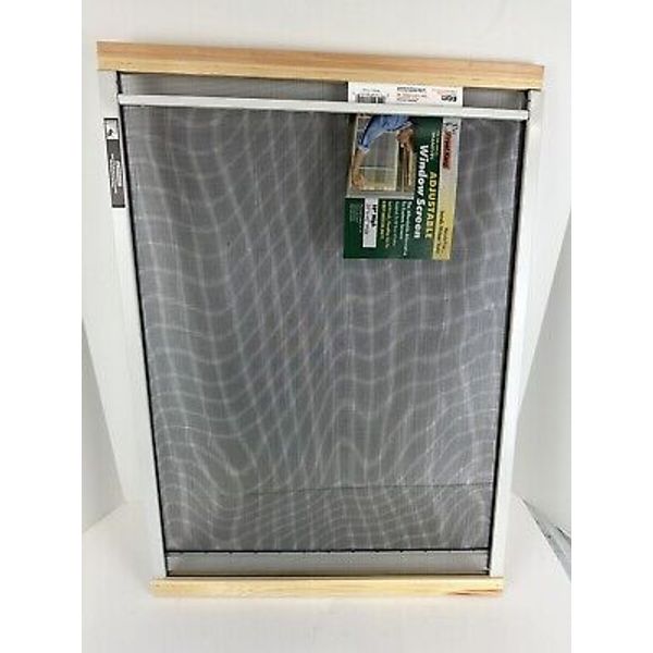 Frost King Bright Mesh WB Marvin Adjustable Window Screen 18 H x 25 to 45 W in.