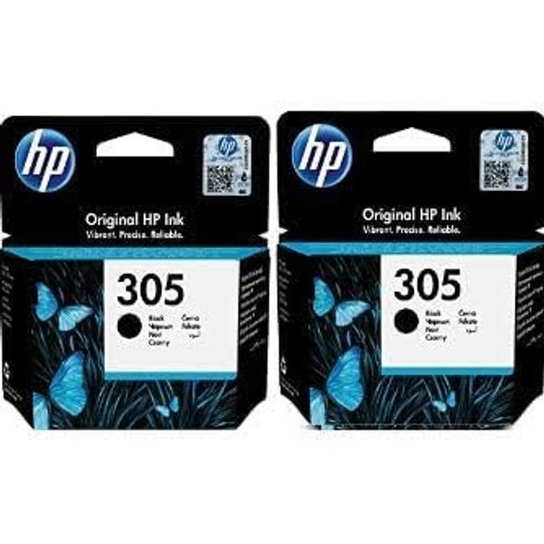 HP 305 2-pack Black Original Ink Cartridges (6ZD18AE)