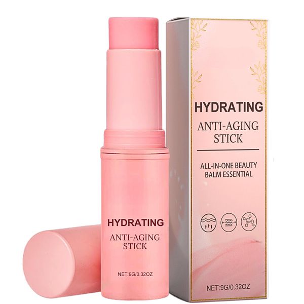 Anti-Aging Multi Balm Stick, Hydrating Wrinkle Balm Stick, Hydrating Lip Balm, Anti-Wrinkle Multi Face Balm Eye Balm Stick, Under Eye Balm, Korean Lip Balm, Lip Balm For Lip Repair