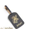 Gryffindor Harry Potter Luggage Tag - Original Hogwarts - Leather, Rectangular, 1 Count, Grey
