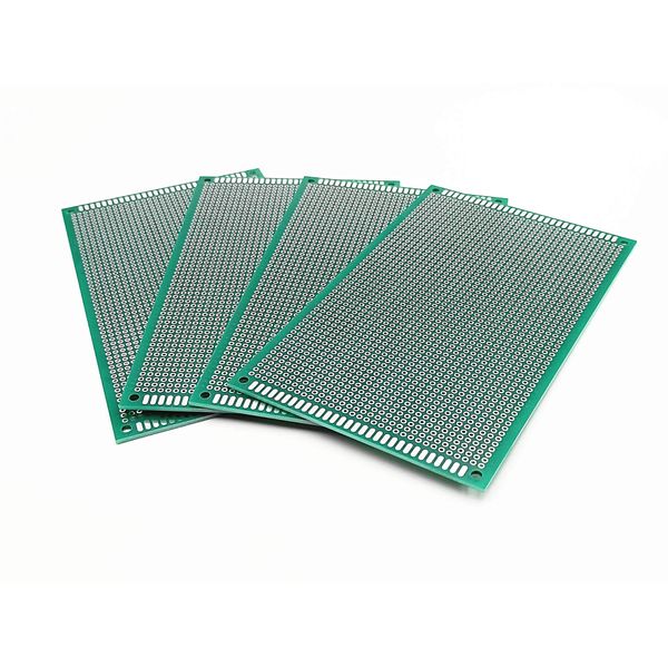 LYM Double Sided Protoboard Prototyping Pcb Board 4PCS (9X15CM)