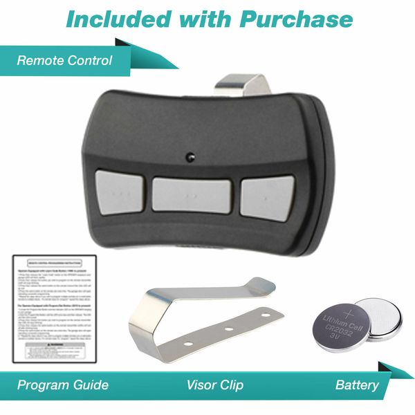 For Genie GITR-3 36433A.S Remote Control Opener GIT-1 GIT-2 transmitter
