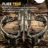TenPoint Pro Elite 400 Carbon Crossbow Arrows with Alpha-Nocks (6-Pack)