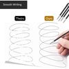 Charmngifts Black Medium Nib Ballpoint Pen Refills, 0.7mm, 20 Pack