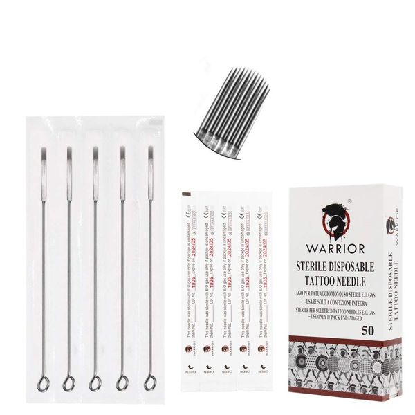 Aghi Tatuaggio Tradizionale WARRIOR Tattoo Needle Acciaio Chirurgico giapponese Monouso Sterile per Macchina Tatuaggio Round Magnum(T1209RM)