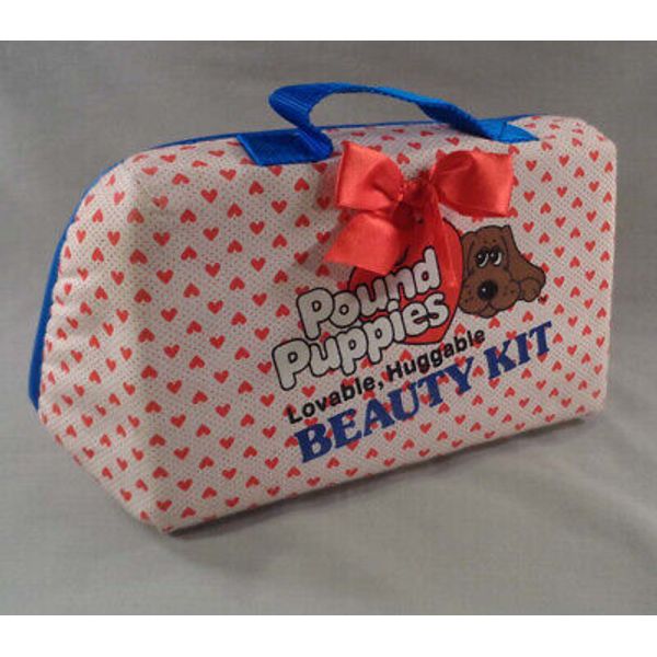 Vintage Pound Puppies Beauty Kit Purse Bag