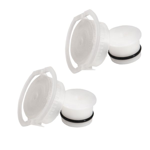 2 Xwasserbettenverschlusskappe, 2 Bed Plugs Pom