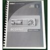 Uniden BCD996T Instruction Manual: Comb Bound & Protective Covers 