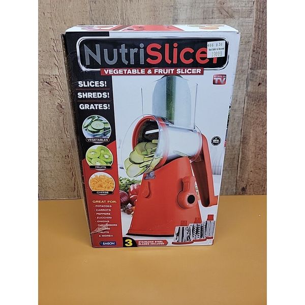 Nutrislicer Vegetable Slicer Cheese Grater Potato Slicer Salad Chopper NEW