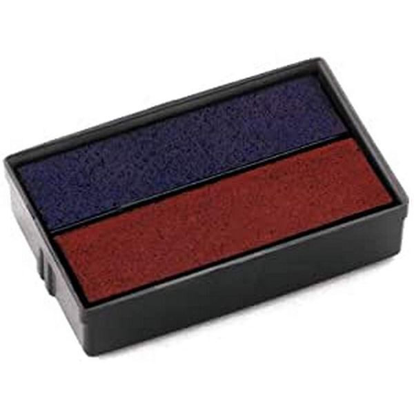 Colop E/10/2 Stamp Pads for S160/L Blue/Red Ref E/10/2 [Pack of 2]