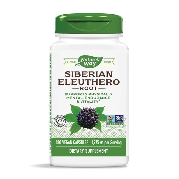 Nature's Way Siberian Eleuthero, 180 Caps