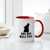 CafePress One Man Wolf Pack Mug 11 oz (325 ml) Ceramic Coffee Mug