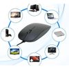 Slim USB Wired Optical Mouse – 1600 DPI Silent Click, 3-Button High-Precision Ergonomic Design – Compatible with Windows PC, Laptop, Desktop, Notebook (White)