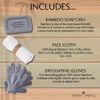 Temple Spring Bath Caddy - Extendable Bath Tray for Bathtub with Candle, Wine