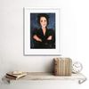 Wee Blue Coo Chaim Soutine Portrait Eva Framed Wall Art Print