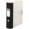 Hermes A4 80mm 2D-Ring Heavy Duty Polypropylene BoxFile - Black
