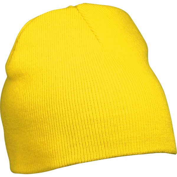 Beanie Knitted cap, yellow