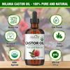 Castor Oil (2oz) Organic, Extra Strength, Serum for Eyelashes, Eyebrows