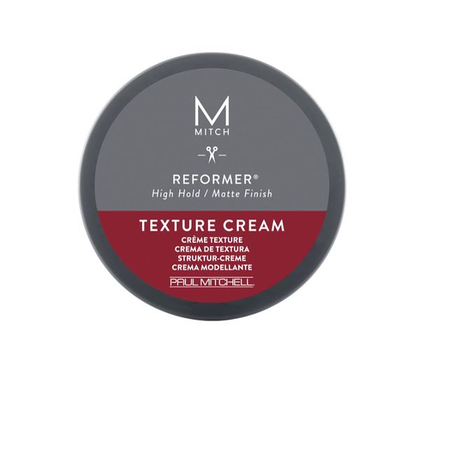 MITCH by Paul Mitchell Reformer Texture Cream, Hair Putty, High Hold, Matte Finish, 3 oz.