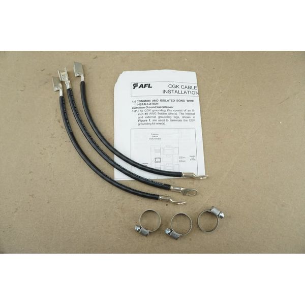 Afl Telecommunications	KIT; CABLE GROUNDING INCLUDES 5PK HARNESS & HOSE CLAMP