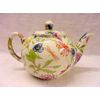 2 cup teapot in windsor dragonfly design by Heron Cross Pottery.