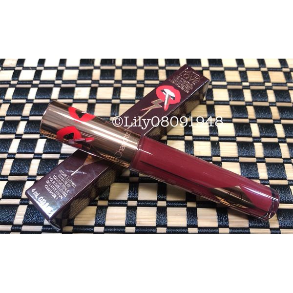 Charlotte Tilbury Latex Love Long Lasting Intense Lip Gloss Video Vixen NIB