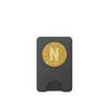 Monogram Initial Letter N Pop Socket Yellow Letter N PopSockets PopWallet for MagSafe