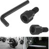 Replacement Hex Bolts & 12mm Hex Allen L-Wrench Tool for Olympic Bars, Curl Bars