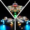 Mililier LED Light Kit for Lego Star Wars Ghost & Phantom II 75357 Set, Compatible with Lego 75357 Building Blocks Model(Not Include Blocks Set)