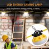 100FT Industrial Grade LED Temporary Work String Lights Construction Lighting