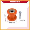 Partuto Chain Roller Pulley Tensioner/for Motorcycle ATV 8mm 2 Set Orange Replacement