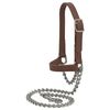 Weaver Leather Livestock Brahma Webb Goat Halter , Brown, Small