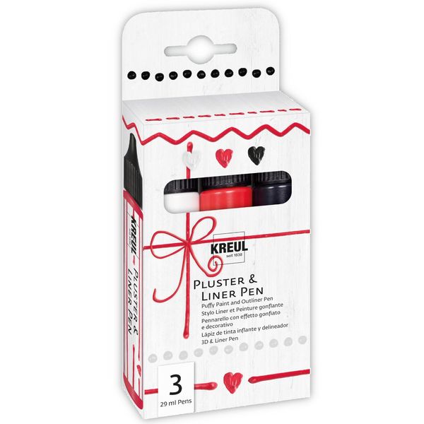 CREATIV DISCOUNT Pluster & Liner Pen Set of 3