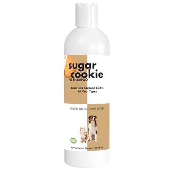 Sugar Cookie Pet Shampoo 16 oz. for Dogs & Cats | Long-Lasting Odor Eliminato...