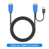 MT-VIKI 3m/10ft 2in1 USB-A & HDMI KVM Cable for HDMI KVM Switcher