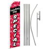Valentine's Day Special Swooper Advertising Flag & Pole Kit