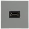 British General EMHDMIG Grey 2 Module Euro Module 1.4 HDMI Outlet