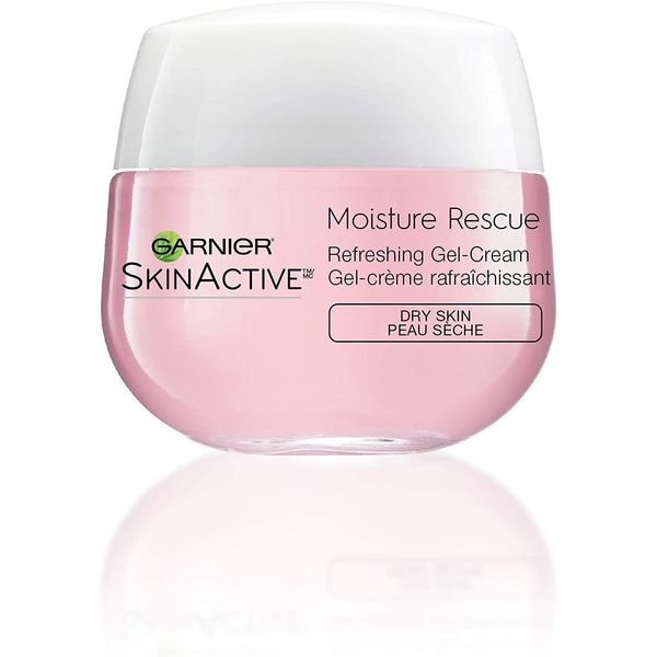 Garnier SkinActive Moisture Rescue Refreshing Gel-Cream for Dry Skin, Oil-Free, 1.7 Oz (50g), 1 Count (Packaging May Vary)
