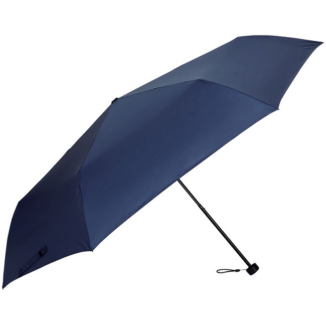 Mabu SMV-41522 Men's Folding Umbrella, Ultra Lightweight, 6.5 oz (186 g), Carbon Fiber Ribs, Hand Open, One Action, Easy Open, Navy, Large, Ribs, 25.6 inches (65 cm), Diameter 45.3 inches (115 cm),