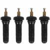 TPMS Tyre Valve Stems,4Pcs Rubber Sensor Valve Stem Snap In Type Tool for Car