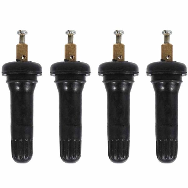 TPMS Tyre Valve Stems,4Pcs Rubber Sensor Valve Stem Snap In Type Tool for Car
