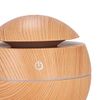 LOVIVER Mini Oil Diffuser Humidifier, Travel Ultrasonic Small Difusers for Essential Oils, Light Brown