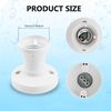 NAYAGOGO E27 Lamp Base Socket Converter, E27 Light Bulb Holder, Screw Light Bulb Socket Holder, Light Bulb Socket Lamp Fitting, for Ceiling Pendant E27 Edison Screw Fitting(Straight Socket)