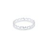 Solid 925 Sterling Silver Heart Stacking Ring 2.5mm Band in Sizes G-Z (H)