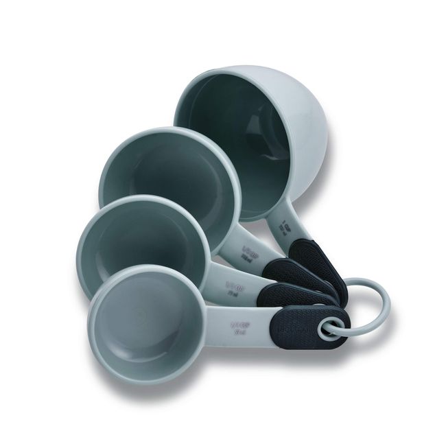 Kitchenaid Set of 4 Dishwasher Safe Plastic Measuring-cups in White 