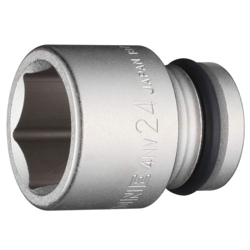 Tone HP4NV-24 Impact Socket 0.5 inch (12.7 mm) (1/2 mm), Double Side Width 0.9 inches (24 mm)