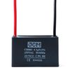 JCM 2 Wire Ceiling Fan Capacitor 4.5uF 250VAC CBB61