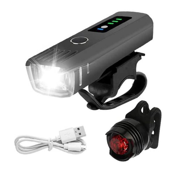 Bicycle Light, LED, Automatic Lighting, Rechargeable, Bright, USB, Waterproof, Bicycle Light, Tail Light, Tail Light, No Tools Required, Easy to Install and Remove